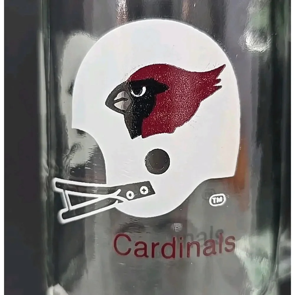 Vintage St Louis Cardinals Football‎ Fisher Nut Drinking Glass 